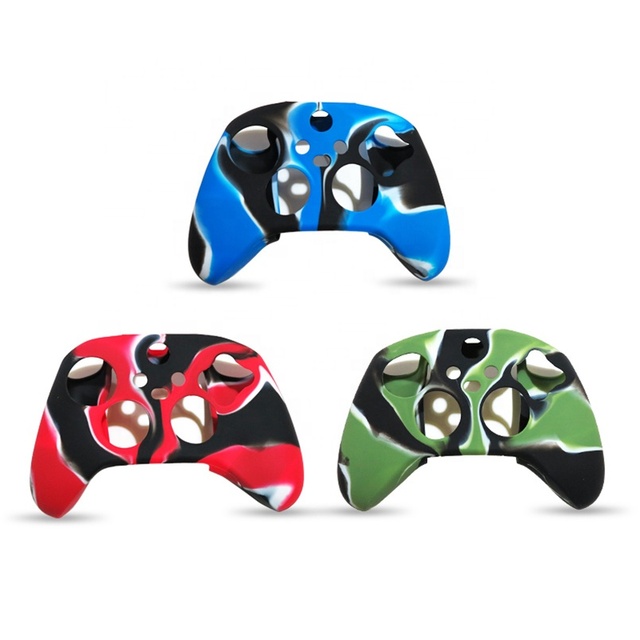 Gamepad Controller Rubber Protective Camouflage Case Silicone Cover For X box One