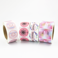 Étiquette adhésive en PP pour soins de la peau, impression personnalisée, étiquette cosmétique pour huile essentielle, autocollant pour bouteille en verre