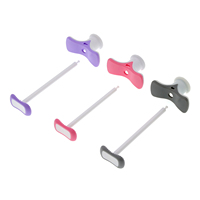 Seringue en verre vide stérilisée de 1 ml (1 cc) à embout Luer Lock pour remplissage HA avec embouts colorés