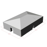 Chine fournisseur géant coupe-vent pvc Pop Up Portable fête événement bâtiment gonflable tente pneumatique gonflable cinéma chapiteau tente