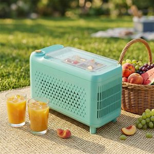 Máquina para Hacer Cubitos de <span class=keywords><strong>Hielo</strong></span> Pequeños para Acampar al Aire Libre, Producción Rápida <span class=keywords><strong>en</strong></span> <span class=keywords><strong>10</strong></span> <span class=keywords><strong>Minutos</strong></span>, Enchufe Multiestándar para Uso Diario <span class=keywords><strong>en</strong></span> Familia, Fiestas y Viajes - Product Image 1