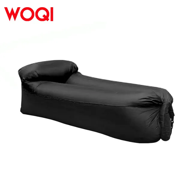 WOQI Venta caliente Camping impermeable y a prueba de fugas cama de playa y silla sofá de aire con almohadas