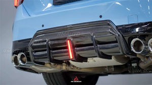 Upgraded ART Style Dry Carbon Fiber Rear <b>Diffuser</b> and <b>Led</b> Body Kit for BMW 2 Series 225i M240 G42 2022-2023 - Product Image 5