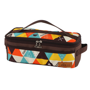 Customizable Outdoor Camping Cookware Storage BagCamping <b>BBQ</b> Utensil Organizer PouchRoad Trip Makeup Bag, Wash Bag Storage Bag - Product Image 6