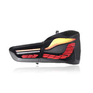 Gruppo Luci Posteriori LED KGKB per <span class=keywords><strong>BMW</strong></span> Serie 1 F20 F21 <span class=keywords><strong>118i</strong></span> M135i 2015-2018, Design a Squame di Drago, Indicatore di Direzione Sequenziale, Plug & Play - Product Image 2