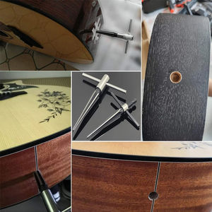 Broca cónica de acero con mango en T al por mayor, herramienta de corte y escariado de 6 filos para biselado, escariador manual de pasadores de puente de 3-13/5-16mm - Product Image 2