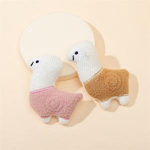 Wholesale Cute <b>Plush</b> Panda Alpaca Modeling Interactive Organic Catnip Chew Toy for <b>Cats</b> <b>Cat</b> Play Toy with Cartoon Animal Design - Product Image 6