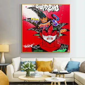 Graffiti Anime Posters Of Japanese Cartoon Pop Art Pictures and Print Canvas Painting Wall Art for Living Room Home Decor