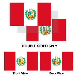 Venta al por mayor 3x5ftPerú banderas del <span class=keywords><strong>Estado</strong></span> 68D/100D poliéster Personalizar todas las naciones envío rápido Proveedor confiable entrega rápida - Product Image 4