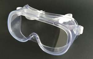 CE EN166 ANSI Z78.1 نظارات واقية طبية مضادة للفيروسات مضادة للضباب مقاومة للرذاذ نظارات عين بإطار PC للاستخدام في المستشفيات - Product Image 3