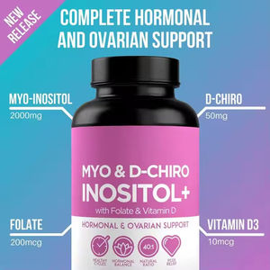 Complément Premium d'Inositol Myo-Inositol en Capsules pour Femmes – Soutien au Folate et aux Vitamines – Inositol D-Chiro Inositol en Capsules - Product Image 2