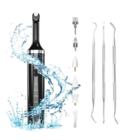 Polisseur dentaire, kit de blanchiment des dents, rechargeable par USB, éliminateur de plaque avec lumière LED, 5 têtes, 5 modes de vitesse, machine de polissage à domicile