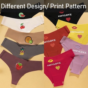 Lencería Ligera con Estampado de Tigre de <span class=keywords><strong>Dibujos</strong></span> <span class=keywords><strong>Animados</strong></span> para Mujer, Ropa Interior Sexy y Transpirable sin Costuras para Halloween - Product Image 3