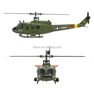 Mô hình trực thăng điều khiển từ xa Bell Huey UH-1 1/34 2.4G không cần cần lái, <span class=keywords><strong>3D</strong></span>, 6 kênh, con quay hồi chuyển 6 trục - Product Image 6