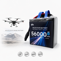 Batterie de drone semi-solide haute altitude XINGTO 2026 HotSale 18S 56000mAh 66.6V 320Wh/kg 10C pour opération en plateau, pack lourd