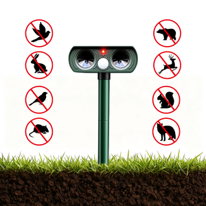 Thiết bị xua đuổi động vật hiệu quả nhất có thể được tùy chỉnh theo nhiều kiểu dáng khác nhau, có đèn hoặc loa kép. - Product Image 1