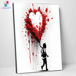 Stampa UNIART ispirata all'iconica Street Art <span class=keywords><strong>Banksy</strong></span> Graffiti <span class=keywords><strong>di</strong></span> <span class=keywords><strong>Banksy</strong></span> stampa su tela per la decorazione della casa - Product Image 6