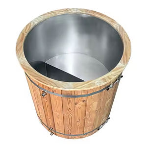 Bañera de Inmersión Fría de Madera para Exteriores, con Filtro Refrigerante, para Spa en Casa, Desintoxicación y Terapia de Refrescante, Superventas - Product Image 1