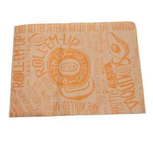 Papel Antigrasa Desechable para Envolver Hamburguesas, Proveedor Chino - Product Image 1
