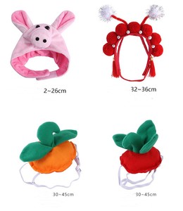 Kingtale Pet Suppliers Sombrero para mascotas Nuevo estilo de asta de alce de dibujos animados Muchos colores del sombrero de la cubierta de la cabeza de la mascota para gatos y perros - Product Image 5