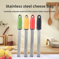 Râpe à fromage, chocolat et citron en acier inoxydable 304, outil métallique durable, compatible lave-vaisselle et micro-ondes, écoresponsable