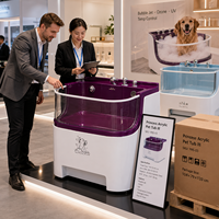 Baignoire Électrique Antidérapante et Sûre pour Chiens – Idéale pour Hôpitaux Vétérinaires et Lavage d'Animaux