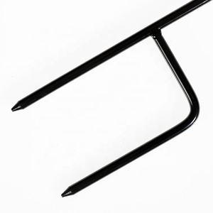 Schwarze Farbe Außen dekorative Wand montage Schäfer haken Metall Material Kleiderbügel Kleiderbügel Haken - Product Image 4