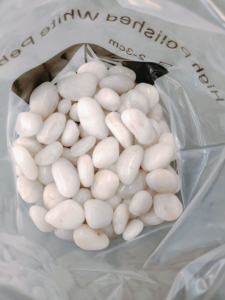 Wholesale Outdoor Decoration <strong>River</strong> Rocks High Polished Pure <strong>White</strong> Pebbles - Product Image 2