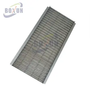 Building material galvanized steel grating for drainage cover grating road steel grating trench cover