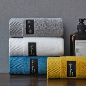 Jacquard Phong Cách Tre Sang Trọng Nhà Khăn Tắm Thấm Dày Khăn Chất Lượng Hữu Cơ Bông Khách Sạn Khăn Mát - Product Image 6