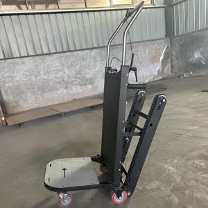 भारी शुल्क वाली इलेक्ट्रिक हैंडकार्ट स्वचालित ट्रैक साइलेंट सीढ़ी चढ़ाई मंच ट्रोली, औद्योगिक उपयोग के लिए एल्यूमीनियम अनुकूलन योग्य ओएम - Product Image 3