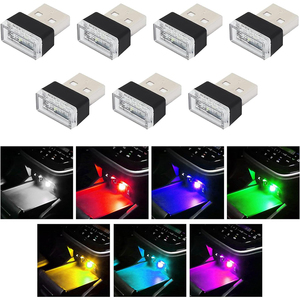 Lampe d'ambiance intérieure de <span class=keywords><strong>voiture</strong></span> LED USB universelle, lumière décorative USB à brancher, kit d'éclairage ambiant automobile portable - Product Image 2