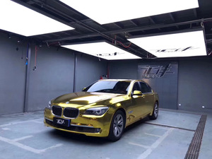 Euromaster fábrica espejo cromo oro estirable vehículo vinilo envolturas coche película decoración CAMBIO DE Color - Product Image 3