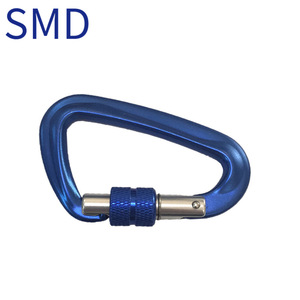 Mousqueton en alliage d'aluminium 25KN avec verrouillage à vis pour l'escalade, l'alpinisme et le yoga aérien - Product Image 4