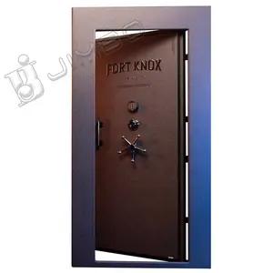 Custom china 36 fireproof bank safe vault door security heavy duty bank safe room vault door with pull handle