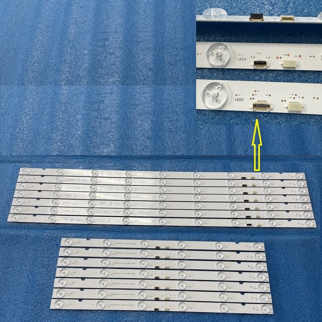 High Quality TV LED Backlight Strip For TV KD-55X9000E XBR-55X900E KD-55XE9005 55039D715SN1R 55039D715SN1L SBT55