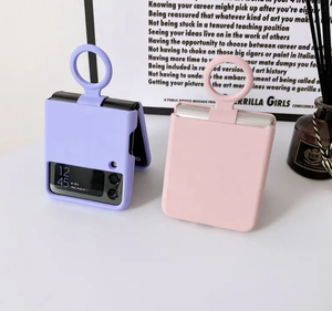 <span class=keywords><strong>Coque</strong></span> de téléphone en <span class=keywords><strong>silicone</strong></span> liquide antichoc de haute qualité pour Samsung <span class=keywords><strong>Z</strong></span> <span class=keywords><strong>Flip</strong></span> 3 <span class=keywords><strong>4</strong></span> 5 6 avec support anneau au design mignon et tendance - Product Image 4