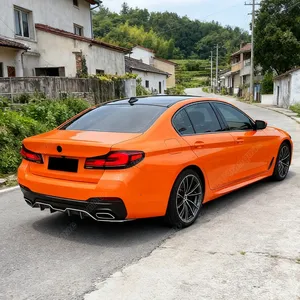 สำหรับรถยนต์ BMW ซีรีส์ 5 G30 LCI M Sport Style ปี 2017 2018 2019 2020 2021 2022 2023 ชุดแต่งสปอยเลอร์ลิ้นกันชนหลัง - Product Image 5