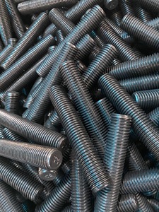 Tige filetée intégrale en acier noir oxydé haute résistance DIN 976-1 DIN 975 ASME B 18.31.2 4.8 8.8 10.8 12.8 M4-M100 - Product Image 5