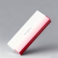 Boîte cadeau pour gloss à lèvres à impression numérique, ensemble de crayons à lèvres et de gloss à lèvres, boîte d'emballage en carton en forme de livre, boîte d'emballage pour rouge à lèvres