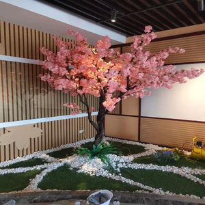 Arbre de cerisier artificiel à feuillage complet, sans entretien, arbre à <span class=keywords><strong>fleurs</strong></span> artificielles pour événements commerciaux intérieurs <span class=keywords><strong>et</strong></span> extérieurs - Product Image 4