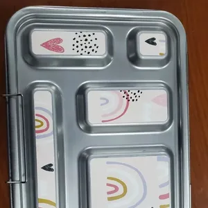 Aohea – boîte à Lunch personnalisée pour enfants, nouveau Design, ensemble de Bento étanche avec sac à Lunch isolé, 2022