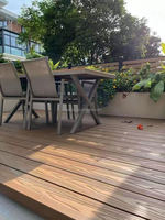 Planches de terrasse en composite WPC, résistantes aux intempéries, revêtement de sol extérieur, installation par clic, antidérapant, design grain de bois 3D, dalles de terrasse