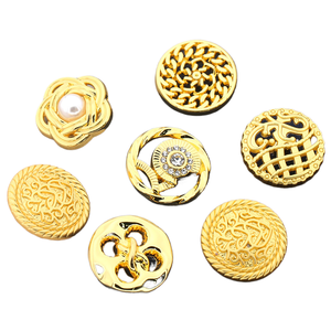 good quality <strong>Buttons</strong> Gold Matching Women's Clothing Decorative Metal <strong>Buttons</strong> Accessories Round Suit Coat Sweater <strong>Button</strong> Complete Men - Product Image 1