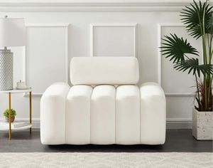 Juego de Sofás Modernos y Elegantes, Sofá Individual Tapizado en Tela de Terciopelo, Silla de Acento para Hogar, Hotel, Villa - Product Image 1