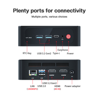 Nueva Mini PC SER5 AMD 5 5500U 16GB 500GB SSD DDR4 BT5.2 WiFi6 6 Núcleos Win11 Compatible con AU Encendido Automático Oficina/Juegos
