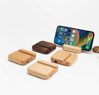 Supports de téléphone portable en bois massif naturel, accessoire de bureau, support de téléphone de bureau en bois pour mobilier de bureau