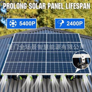 Support de montage solaire en L 80 mm x 32 mm en alliage d'aluminium pour installation sur toiture, surface sablée - Product Image 3
