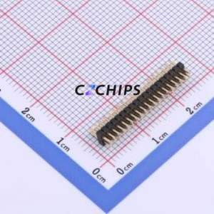 X1321WV-2x19J-C30D23 Pin Header Through hole Component (THT),P=1.27mm Connector 2x19P 1.27mm 1.27mm Pin Header - Product Image 1