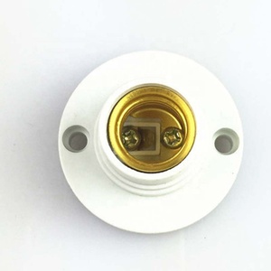 Blanc et noir <span class=keywords><strong>E14</strong></span> LED éclairage <span class=keywords><strong>ampoule</strong></span> tête Conversion <span class=keywords><strong>douille</strong></span> PBT lampe Base 250V vis Style support en plastique - Product Image 3